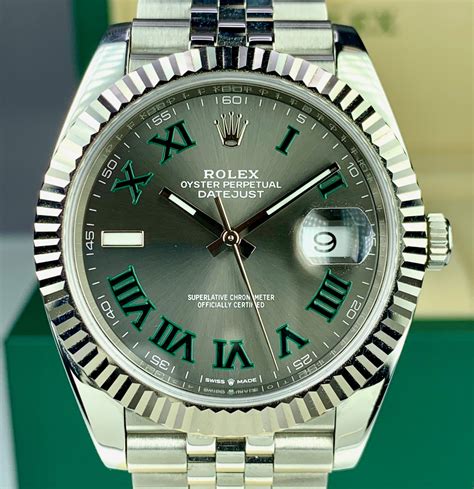 rolex datejust 41 wimbledon 126334